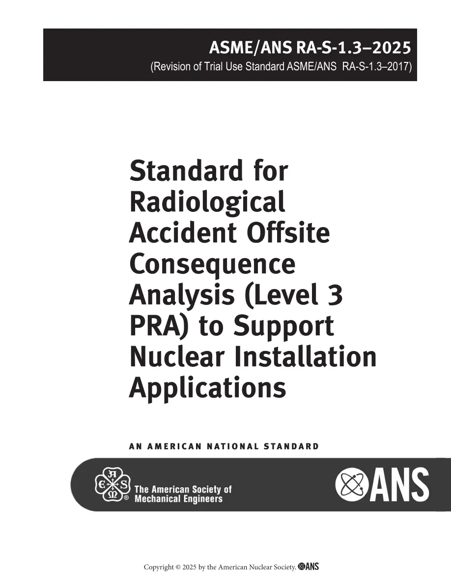 ASME RA-S-1.3-2025 pdf