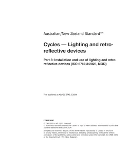 AS/NZS 6742.3:2024 pdf