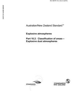 AS/NZS 60079.10.2:2016 pdf