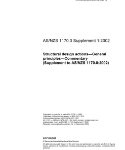 AS/NZS 1170.0 SUPP 1:2002 pdf