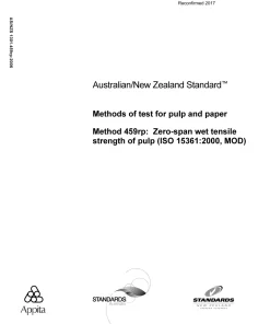 AS/NZS 1301.459RP:2006 pdf