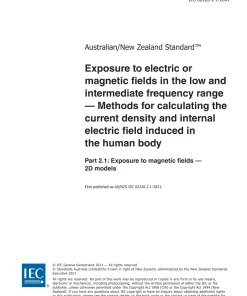 AS/NZS IEC 62226.2.1:2021 pdf