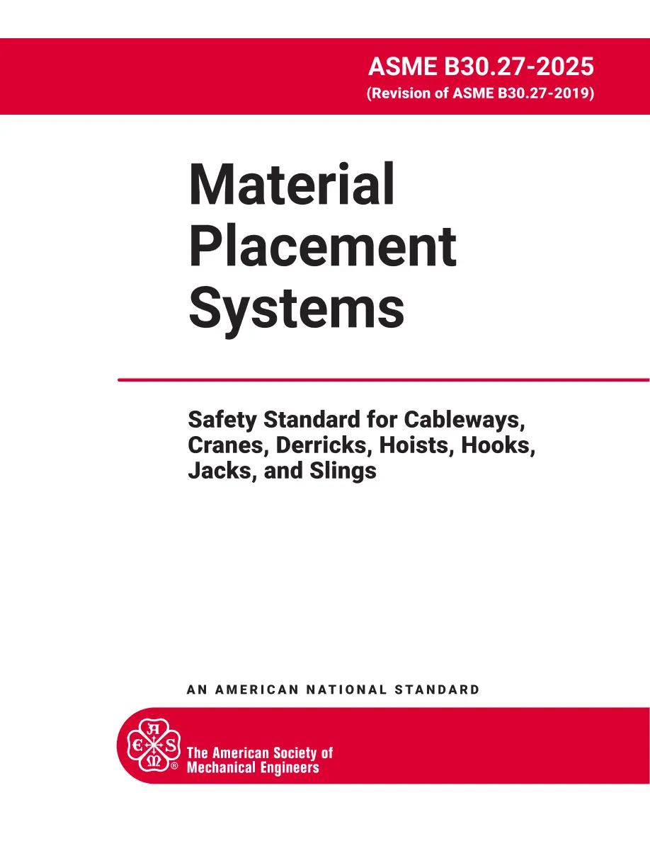 ASME B30.27-2025 pdf