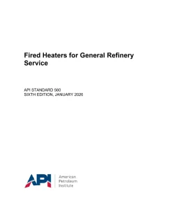 API Std 560:2026 pdf