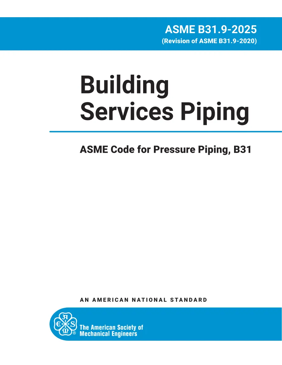 ASME B31.9-2025 pdf