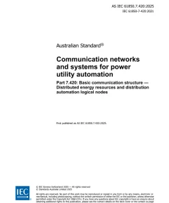 AS IEC 61850.7.420:2025 pdf