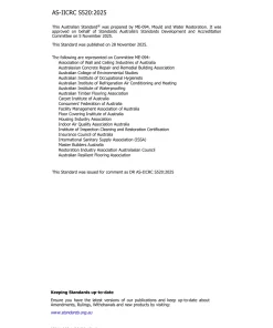 AS -IICRC S520:2025 pdf