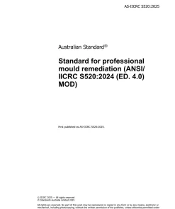 AS -IICRC S520:2025 pdf