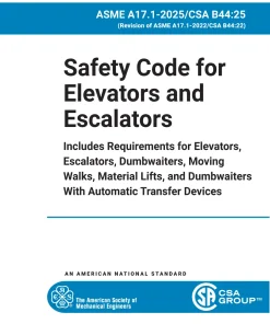 ASME A17.1-2025/CSA B44:25 pdf