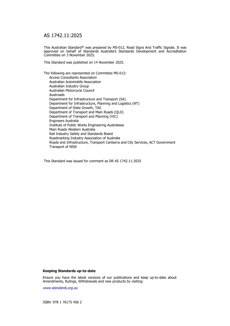 AS 1742.11:2025 pdf