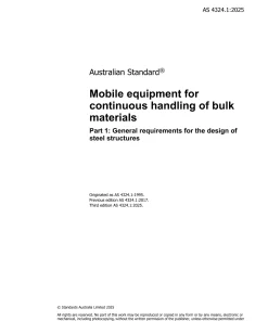 AS 4324.1:2025 pdf
