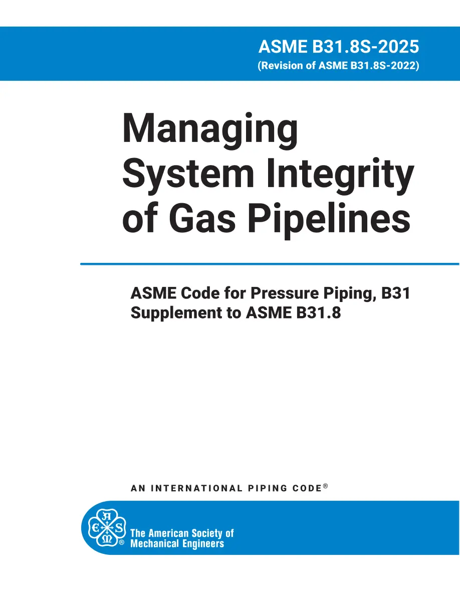 ASME B31.8S-2025 pdf
