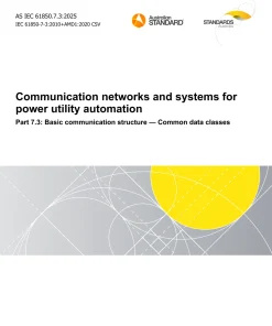 AS IEC 61850.7.3:2025 pdf