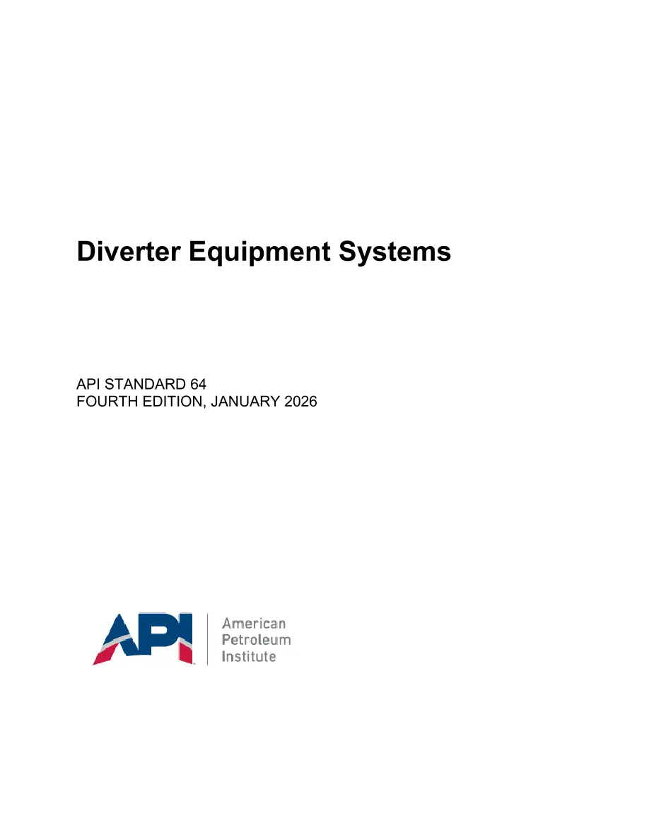 API Std 64:2026 pdf