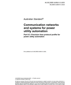 AS IEC/IEEE 61850.9.3:2025 pdf