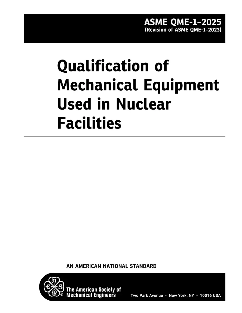 ASME QME-1-2025 pdf