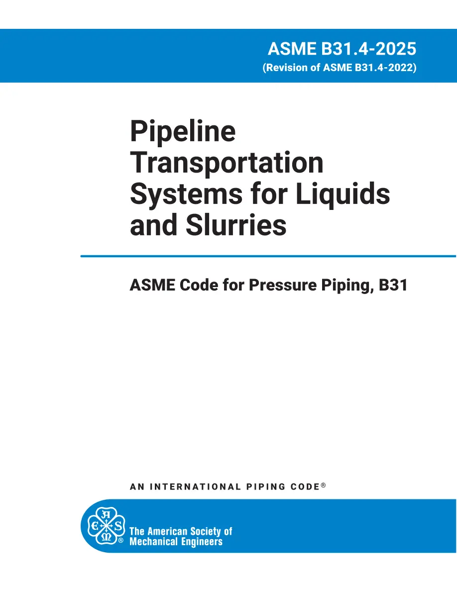 ASME B31.4-2025 pdf