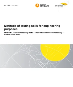 AS 1289.7.1.1:2025 pdf