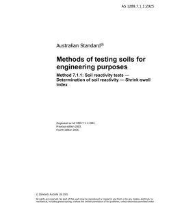 AS 1289.7.1.1:2025 pdf
