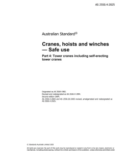 AS 2550.4:2025 pdf