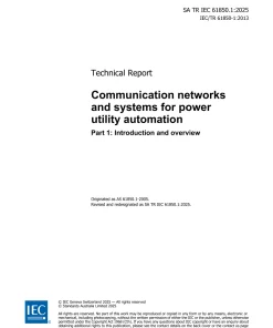 AS TR IEC 61850.1:2025 pdf