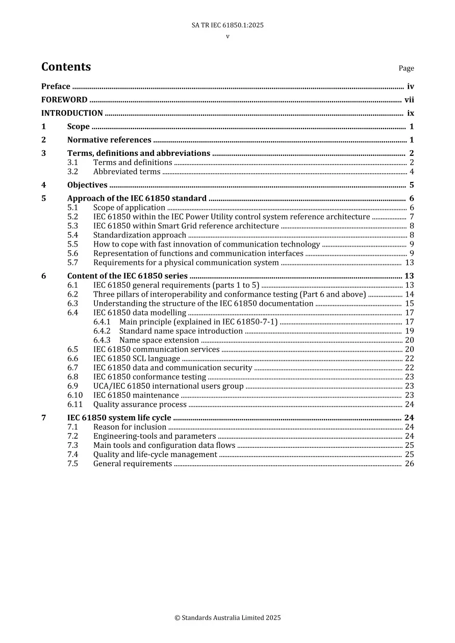 AS TR IEC 61850.1:2025 pdf