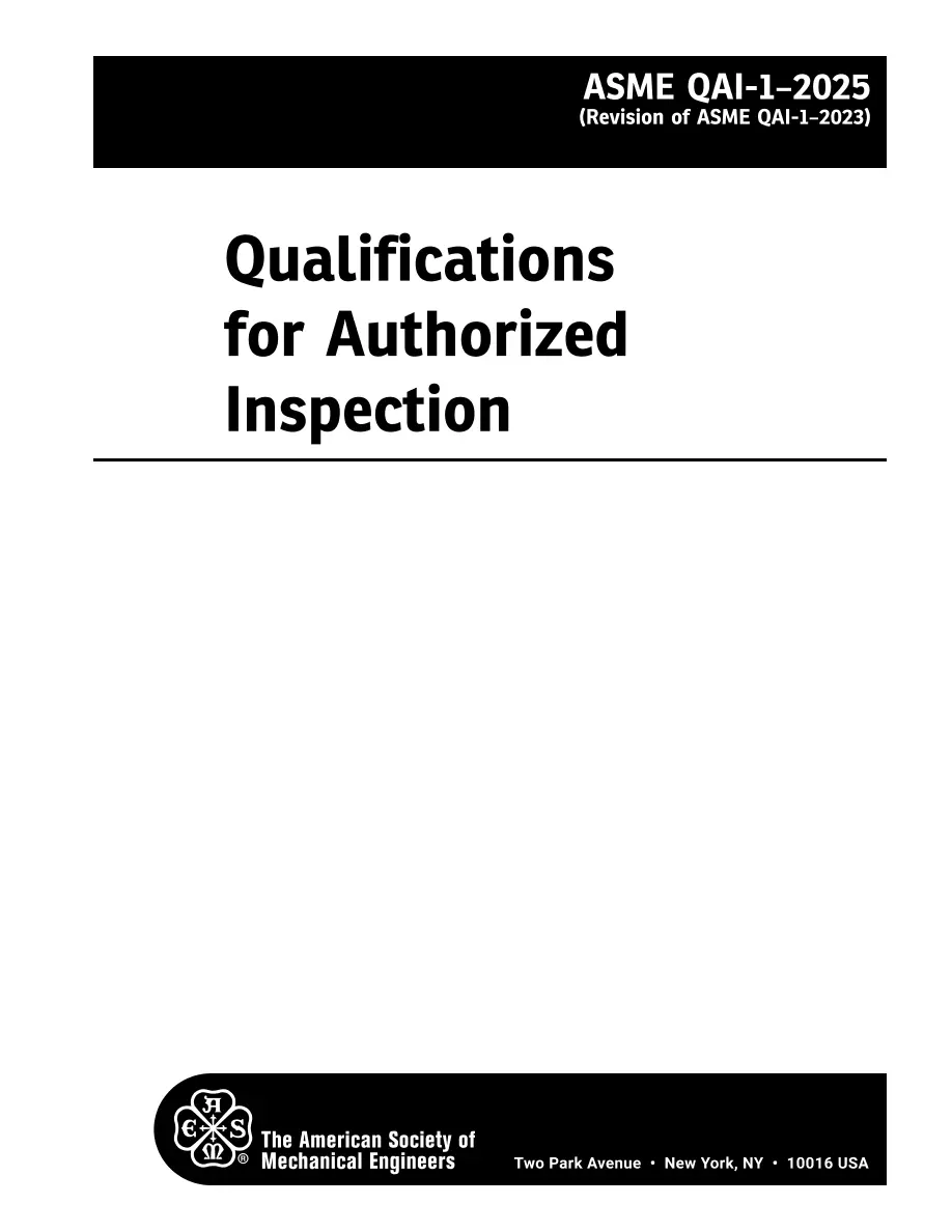 ASME QAI-1-2025 pdf