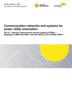 AS IEC 61850.8.1:2025 pdf