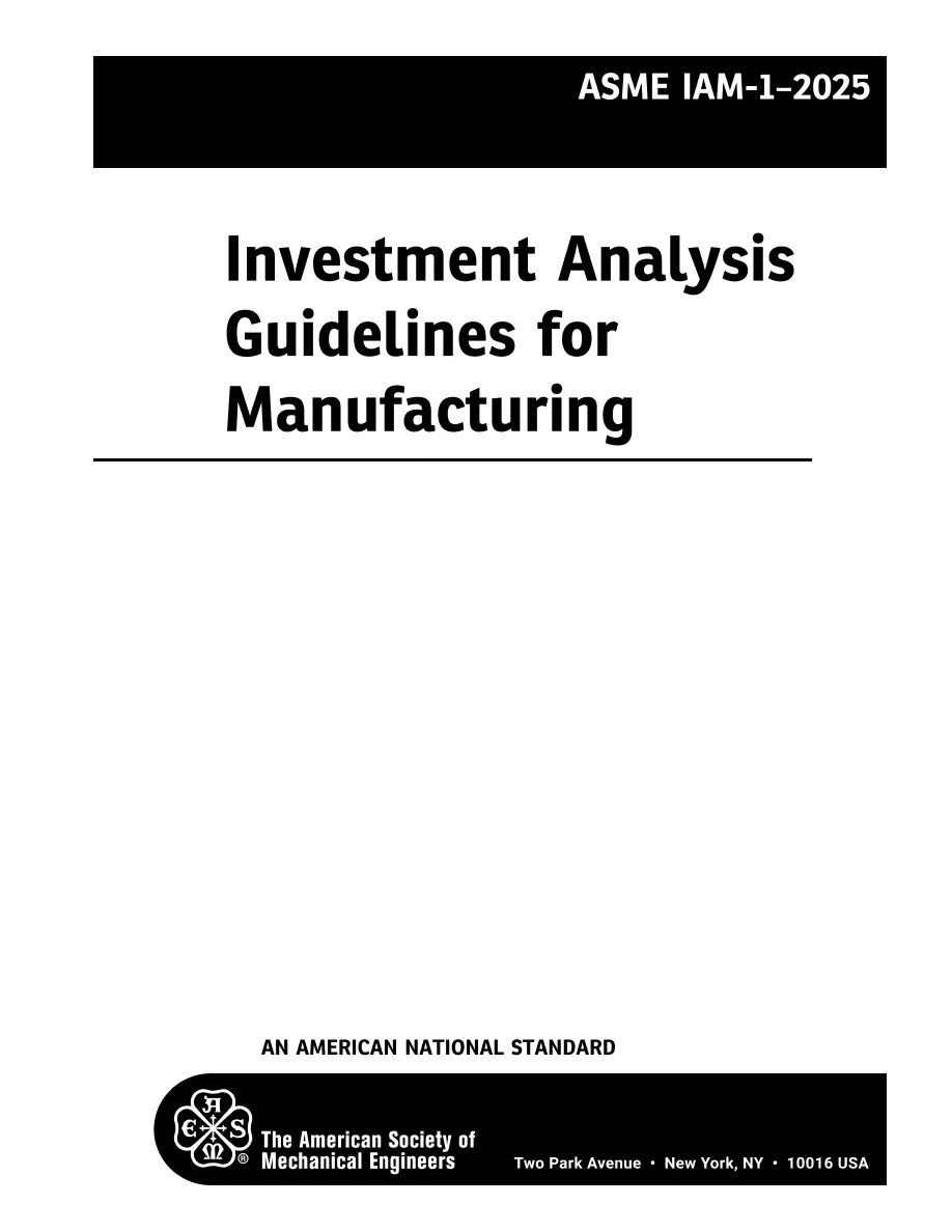 ASME IAM-1-2025 pdf