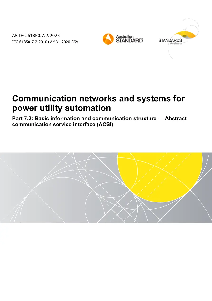 AS IEC 61850.7.2:2025 pdf