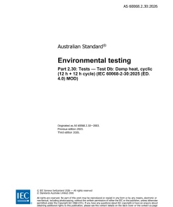 AS 60068.2.30:2026 pdf